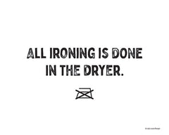BRO222 - All Ironing is Done in the Dryer - 16x12
