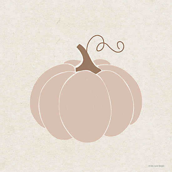 Lady Louise Designs BRO249 - BRO249 - Pink Pumpkin - 12x12 Pink Pumpkin, Pumpkin, Fall, Autumn from Penny Lane