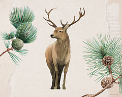 BRO271 - Deer in the Pines - 16x12