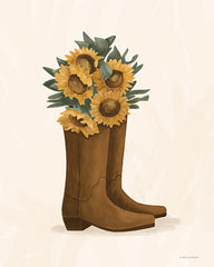 BRO287 - Sunflower Cowgirl Boots - 12x16