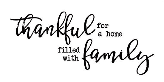 Cloverfield & Co. CC153 - CC153 - Thankful For… - 18x9 Thankful, Home, Family, Black & White, Signs from Penny Lane