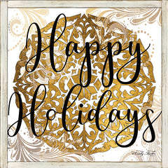 CIN1344 - Happy Holidays Mandala II   - 12x12