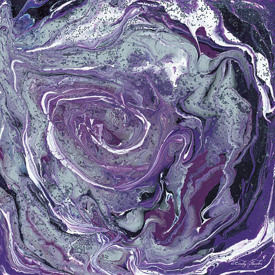 Cindy Jacobs CIN1512 - Abstract in Purple II - 12x12 Abstract, Purple, Contemporary from Penny Lane