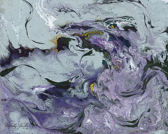 Cindy Jacobs CIN1514 - Abstract in Purple IV - 16x12 Abstract, Purple, Contemporary from Penny Lane