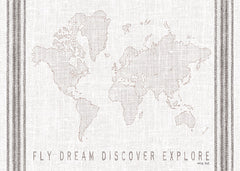 CIN1741 - Fly, Dream, Discover, Explore Map     - 16x12