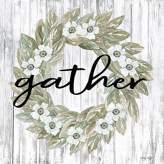 Cindy Jacobs CIN1796 - CIN1796 - Gather Wreath - 12x12 Signs, Typography, Gather, Floral Wreath from Penny Lane