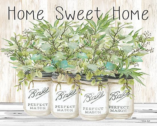 Cindy Jacobs CIN1825 - CIN1825 - Home Sweet Home Ball Jars      - 16x12 Home Sweet Home, Ball Jars, Mason Jars, Jars, Greenery, Plants, Still Life, Signs from Penny Lane