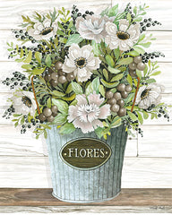 CIN1830 - Flores Galvanized Bucket - 12x16