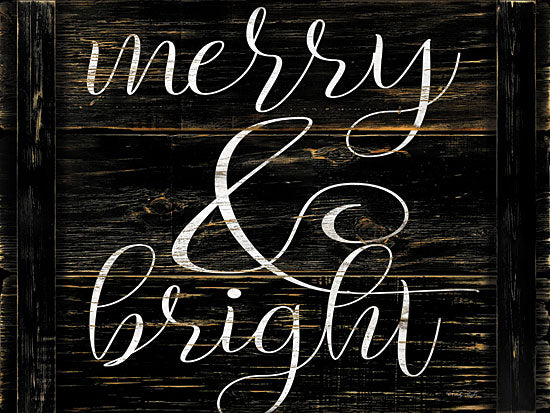 Cindy Jacobs CIN1869 - CIN1869 - Merry & Bright    - 16x12 Merry & Bright, Christmas, Holidays, Signs from Penny Lane