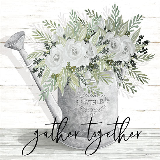 Cindy Jacobs CIN1889 - CIN1889 - Gather Together Watering Can     - 12x12 Signs, Typography, Watering Can, Flowers, Bouquet, Still Life from Penny Lane