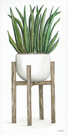 Cindy Jacobs CIN1941 - CIN1941 - White Pots on Stands II - 9x18 Cactus, Pot, Plant Stand, Shabby Chic from Penny Lane