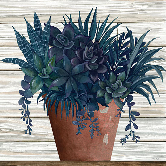 Cindy Jacobs CIN1951 - CIN1951 - Remarkable Succulents II - 12x12 Succulents, Clay Pot, Wood Planks from Penny Lane