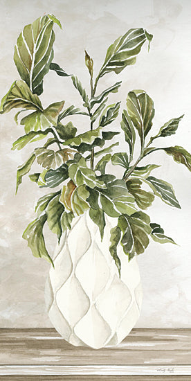 Cindy Jacobs CIN1995 - CIN1995 - Simple Beauty I - 9x18 Plant, White Vase, Geometric Vase, Still Life, Shabby Chi from Penny Lane