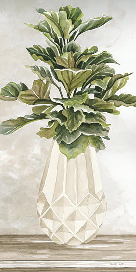 Cindy Jacobs CIN1996 - CIN1996 - Simple Beauty II - 9x18 Plant, White Vase, Geometric Vase, Still Life, Shabby Chi from Penny Lane