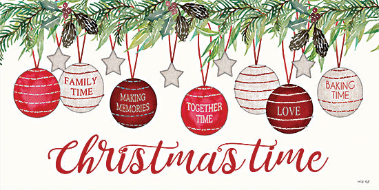 Cindy Jacobs CIN2110 - CIN2110 - Christmas Time - 18x9 Christmas Time, Holidays, Ornaments, Pine Branch, Signs from Penny Lane