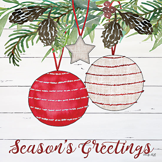 Cindy Jacobs CIN2115 - CIN2115 - Season's Greetings Ornaments - 12x12 Seasons' Greetings, Holidays, Ornaments, Pine Branch, Signs from Penny Lane