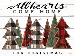 CIN2117 - All Hearts Come Home Plaid Trees - 16x12