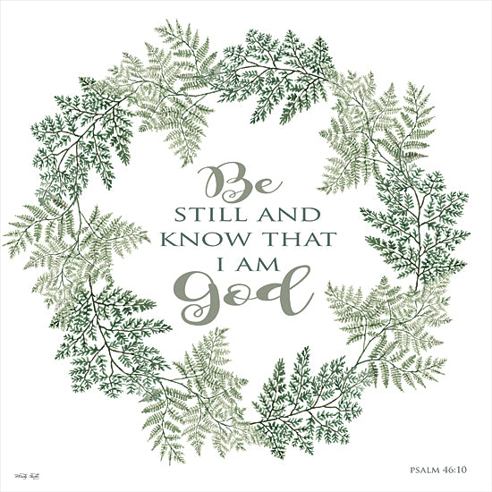 Cindy Jacobs CIN2145 - CIN2145 - Be Still Wreath - 12x12 Be Still and Know That I Am God, Wreath, Greenery, Religious from Penny Lane