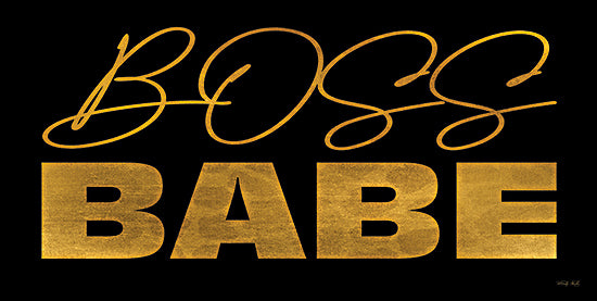 Cindy Jacobs CIN2175 - CIN2175 - Boss Babe - 18x9 Boss Babe, Black & Gold, Boss, Signs from Penny Lane