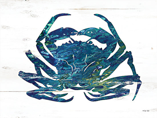 Cindy Jacobs CIN2206 - CIN2206 - Blue Coastal Crab   - 16x12 Crab, Blue and Green, Coastal from Penny Lane