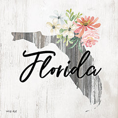 CIN2216 - Floral Florida State Art - 12x12