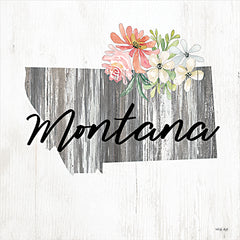 CIN2239 - Floral Montana State Art - 12x12