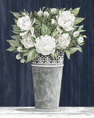 CIN2275 - Punched Tin White Floral    - 12x16