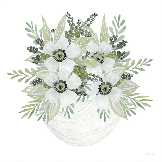 Cindy Jacobs CIN2276 - CIN2276 - Fun Floral I    - 12x12 Flowers, White Flowers, Greenery, Berries, Bouquet, Vase, Blooms, Botanical, Shabby Chic from Penny Lane