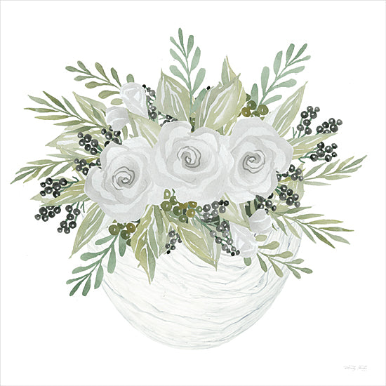 Cindy Jacobs CIN2277 - CIN2277 - Fun Floral II    - 12x12 Flowers, White Flowers, Greenery, Berries, Bouquet, Vase, Blooms, Botanical, Shabby Chic from Penny Lane