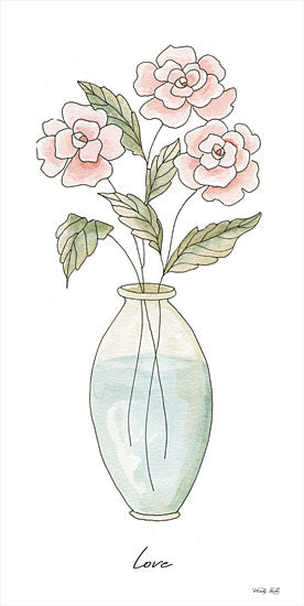 Cindy Jacobs CIN2327 - CIN2327 - Love - 9x18 Love, Flowers, Pink Tulips, Vase, Blooms from Penny Lane