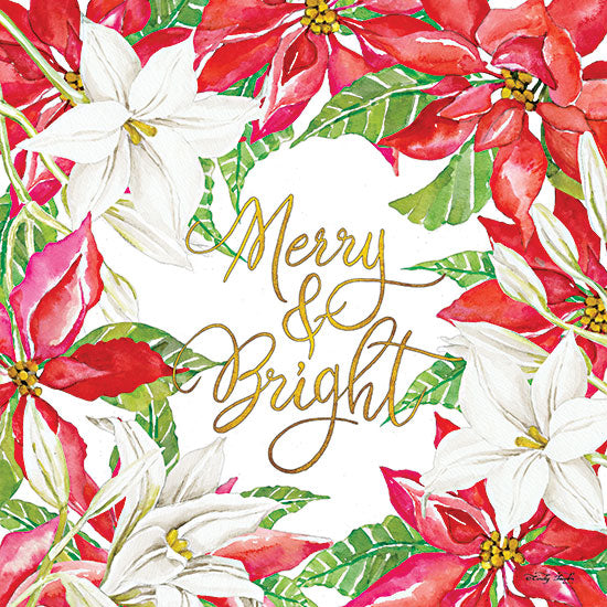 Cindy Jacobs CIN2411 - CIN2411 - Merry & Bright Poinsettias - 12x12 Merry & Bright, Poinsettias, Flowers, Christmas, Holidays, Signs from Penny Lane