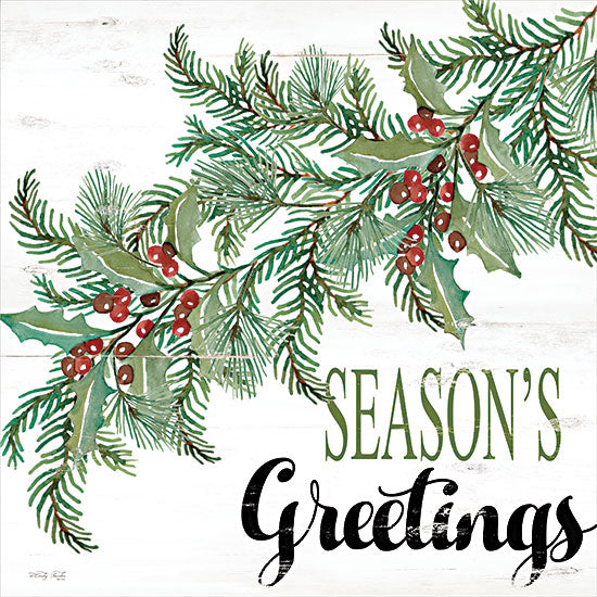 Cindy Jacobs CIN2543 - CIN2543 - Season's Greetings - 12x12 Season's Greetings,  Holly & Berries, Greenery, Christmas, Holidays, Signs from Penny Lane