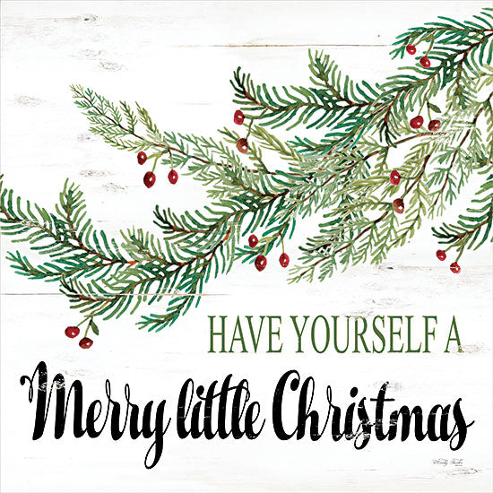 Cindy Jacobs CIN2545 - CIN2545 - Merry Little Christmas - 12x12 Merry Little Christmas,  Berries, Greenery, Christmas, Holidays, Signs from Penny Lane