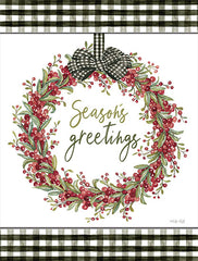 CIN2615 - Season's Greetings Wreath - 12x16