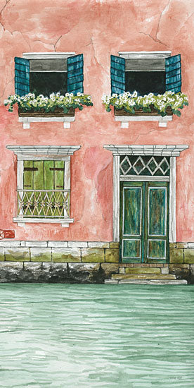 Cindy Jacobs CIN2645 - CIN2645 - Grand Canal I - 9x18 Grand Canal, Pink House, China, River from Penny Lane