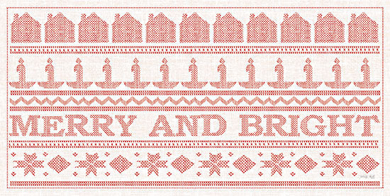 Cindy Jacobs CIN2653 - CIN2653 - Merry and Bright Stitchery   - 18x9 Merry & Bright,  Stitchery, Holidays, Christmas Icons, Red & White, Signs from Penny Lane