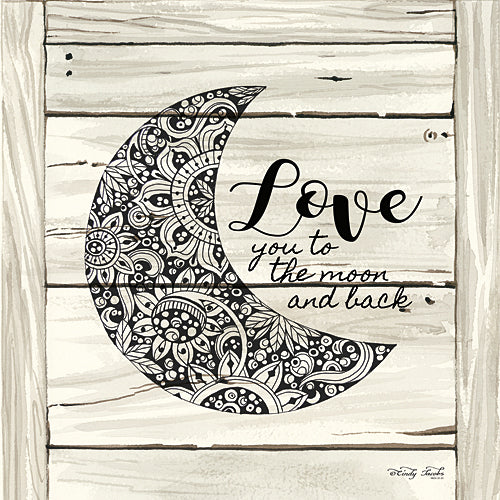 Cindy Jacobs CIN265 - Love You to the Moon    - Moon, Love, Inspirational, Sign from Penny Lane Publishing