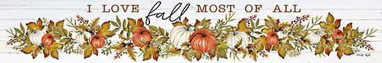 Cindy Jacobs CIN2660 - CIN2660 - I Love Fall Pumpkins - 36x6 I Love Fall, Autumn, Pumpkins, Harvest, Leaves, Signs, Fall Foliage from Penny Lane