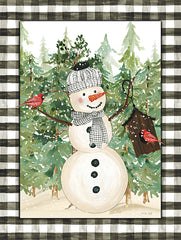 CIN2723 - Snowman and Birdhouse   - 12x16