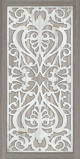 Cindy Jacobs CIN2747 - CIN2747 - Geo Greige Deco Panel 3 - 9x18 Gray and Beige, Designs, Geometric Designs, Neutral Palette, Patterns from Penny Lane