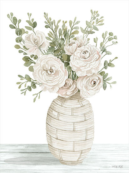 Cindy Jacobs CIN2776 - CIN2776 - Simplistic I - 12x16 Flowers, White Flowers, Vase, Bouquet, Blooms, Botanical from Penny Lane