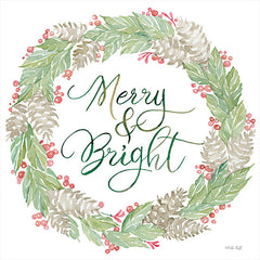 CIN2829 - Merry & Bright Wreath - 12x12