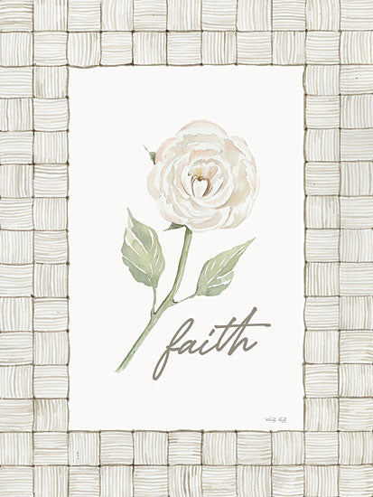 Cindy Jacobs CIN2857 - CIN2857 - Faith Flower - 12x16 Faith, Flowers, Basket Weave, Frame, Signs from Penny Lane