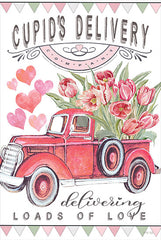 CIN2896 - Cupid's Delivery Truck - 12x18