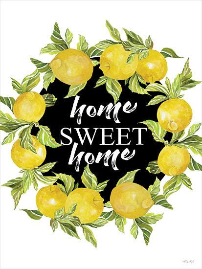 Cindy Jacobs CIN2915 - CIN2915 - Home Sweet Home Lemons - 12x16 Home Sweet Home, Lemons, Wreath, Fruit, Family, Seasons, Summer, Signs from Penny Lane