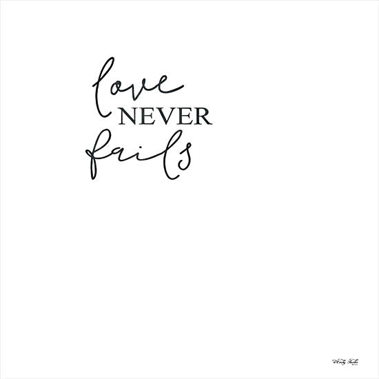 Cindy Jacobs CIN2955 - CIN2955 - Love Never Fails - 12x12 Love Never Fails, Typography, Signs from Penny Lane