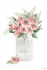 CIN2969 - Pink Posies in a Jar - 12x18