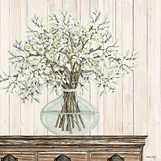 Cindy Jacobs CIN2985 - CIN2985 - Apple Blossoms - 12x12 Apple Blossoms, Bouquet, Botanical, Glass Vase from Penny Lane