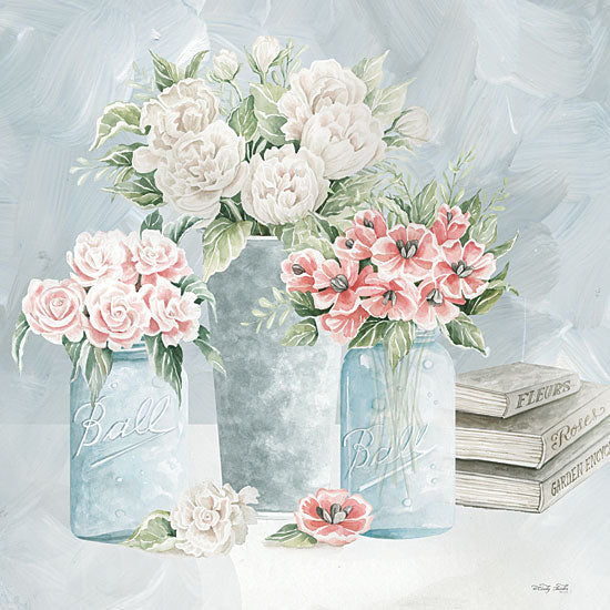 Cindy Jacobs CIN3003 - CIN3003 - Pastel Pretties - 12x12 Flowers, Ball Jars, Blue Jars, Gardening Books, Still Life, Bouquets, Country, Shabby Chic from Penny Lane