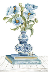 CIN3099 - Delft Blue Floral II - 12x18